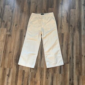 Butter Yellow Wide-Leg Pants